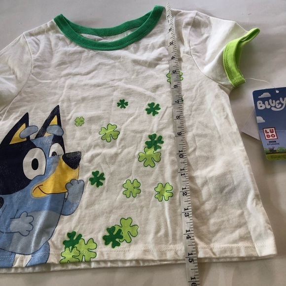 Bundle Disney Bluey Cat & Jack Girls Shamrock Graphic Prints Shirts Size S 6/7 - Picture 8 of 16